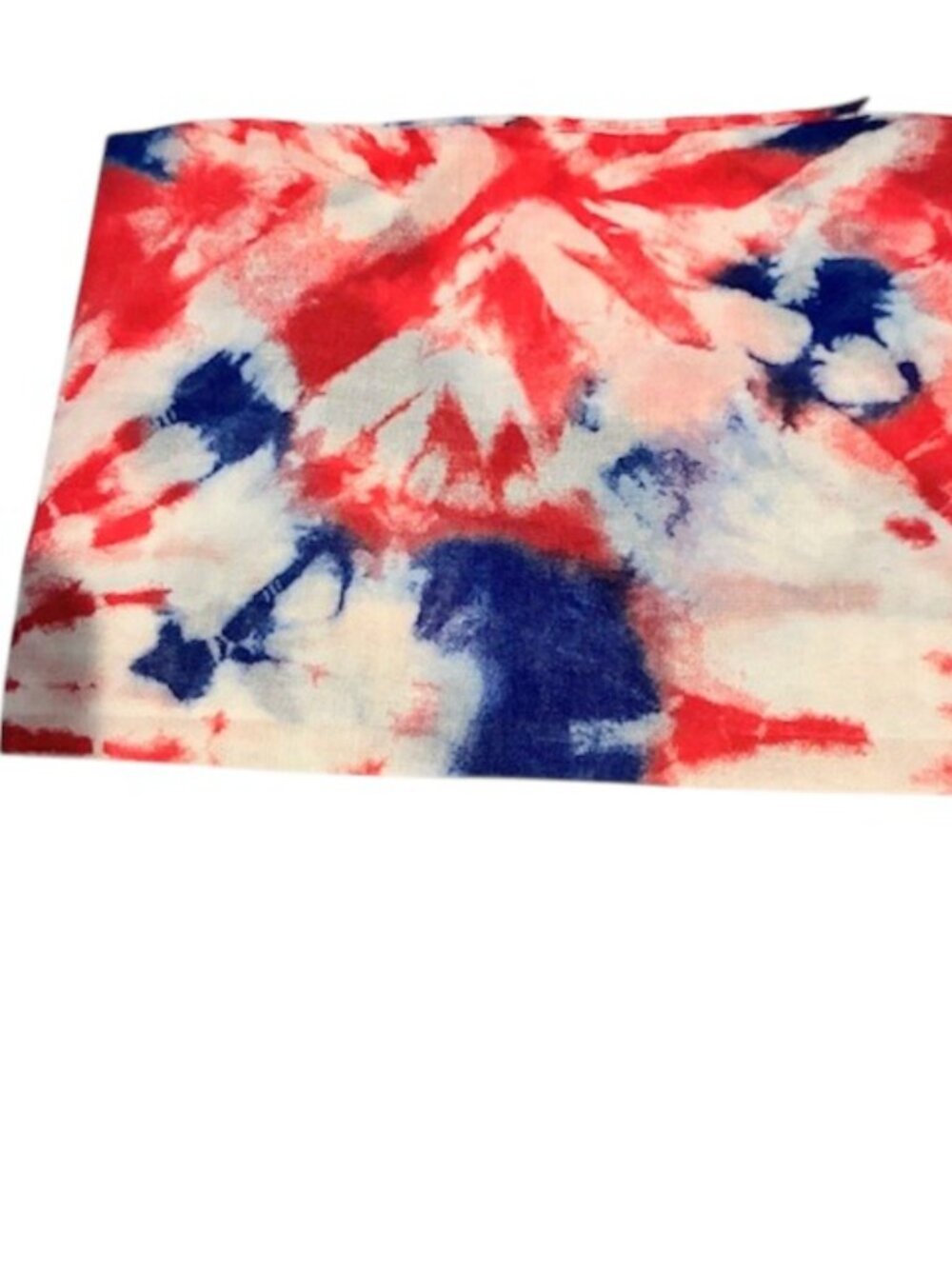 Tie Dye Patriotic Bandanna - Picture 3 of 3